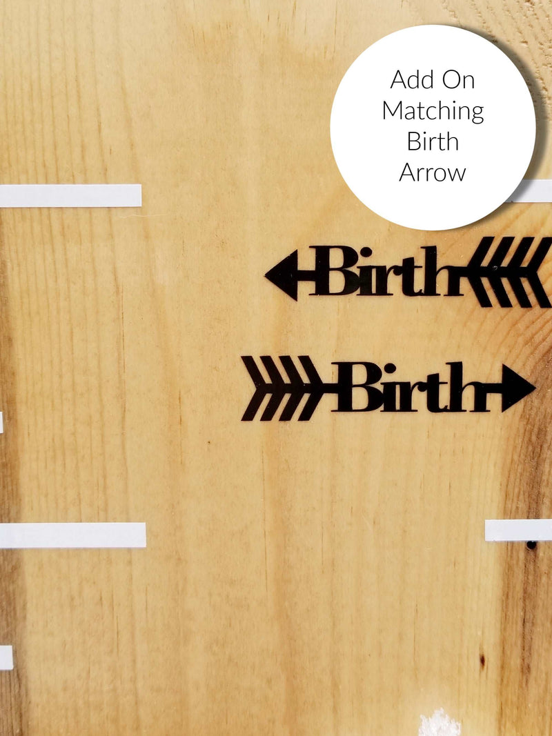 Little Prairie Craft Co.'s Add a Matching Birth Arrow.
